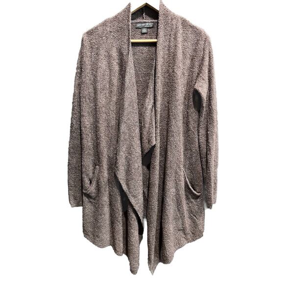 Barefoot Dreams Brown CozyChic Lite Women's Cardigan Sweater Size S/M - Picture 1 of 5